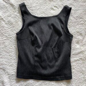 Vintage 90s Pinstripe Sleeveless Top